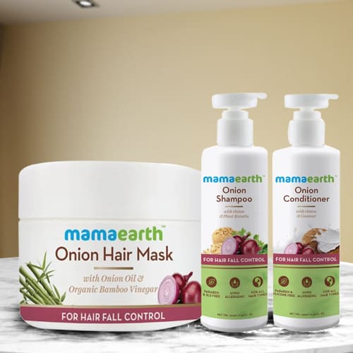 Exclusive Mamaearth Onion Anti Hairfall Spa Kit to Ranchi, India